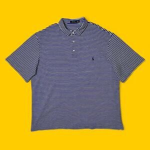 Polo Ralph Lauren 3XLT Striped Polo Shirt Navy White | Big & Tall 3XL